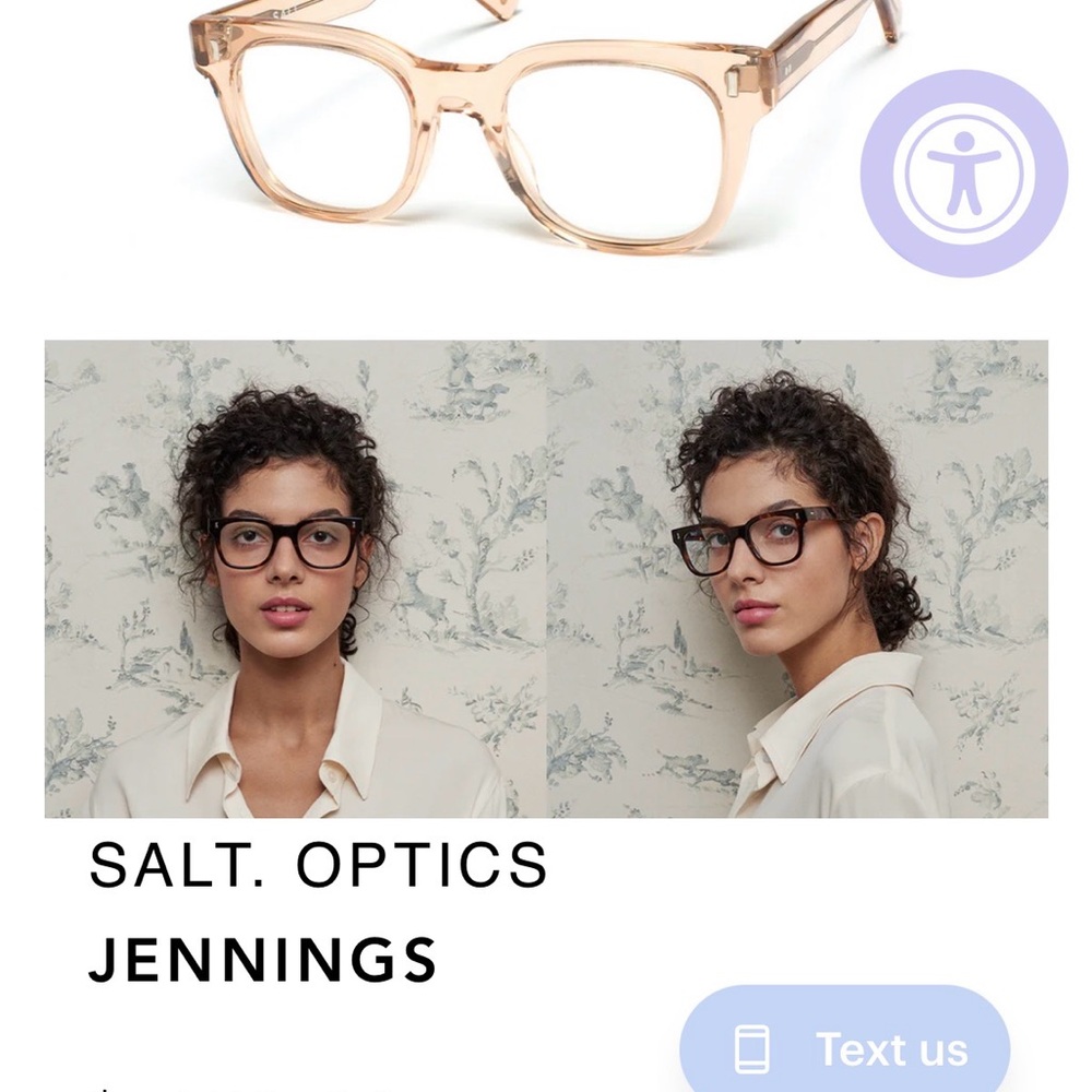 SALT. OPTICS Jennings Antique Rose Eyeglasses 🤓